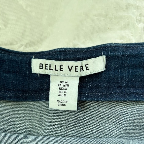 NWT Belle Vere 2 piece denim skirt and top - Picture 3 of 7
